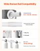 VEVOR Automatic Curtain Opener, APP and Remote Control, Hub Included, Electric Smart Curtain Opener Compatible with Alexa and Google Home