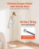 VEVOR Coat Rack, Freestanding Coats Rack Stand with Stable Marble Base & 8 Hooks, Free Standing Hall Coat Tree for Entryway, Bedroom, Office